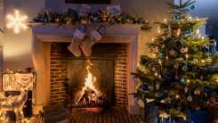SBS6 op eerste kerstdag met haardvuur