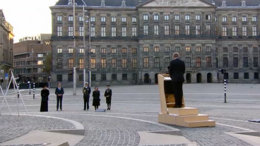 Nederland massaal voor de tv voor Dodenherdenking