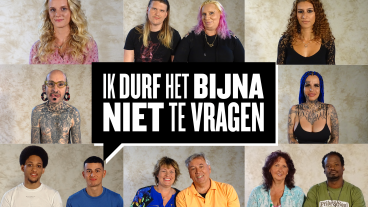 Vanavond op tv: Taboes worden doorbroken in Ik Durf Het Bijna Niet Te Vragen