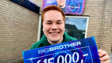 Matt verlaat Big Brother met 15.000 euro uit prijzenpot