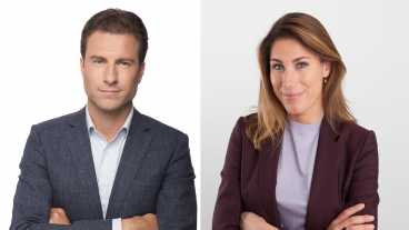 Mark Visser en Malou Petter vaste gezichten NOS Journaal