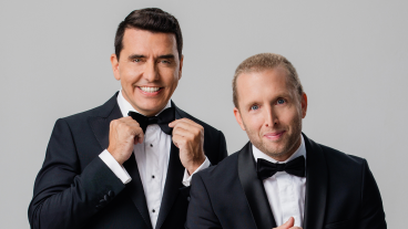 Jan Smit en Peter Pannekoek presenteren Gouden Televizier-Ring Gala
