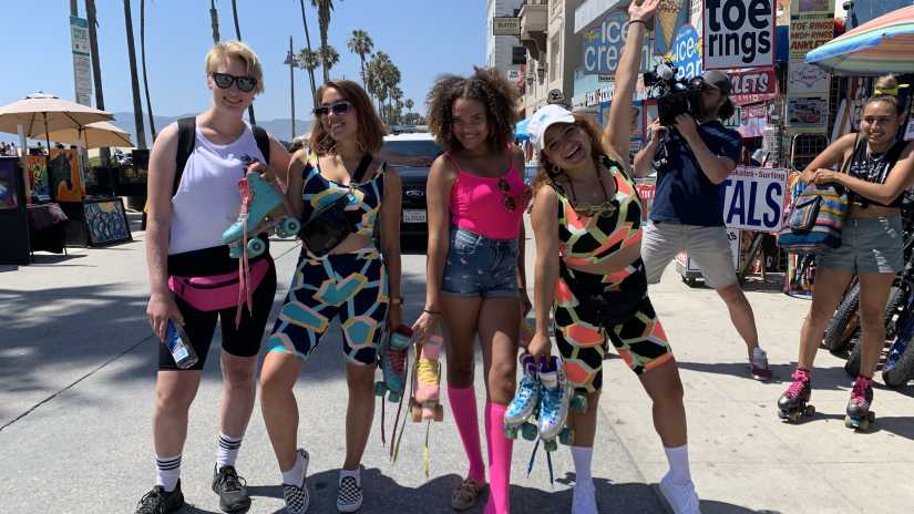 Vier meiden reizen naar L.A. voor avontuur van hun leven