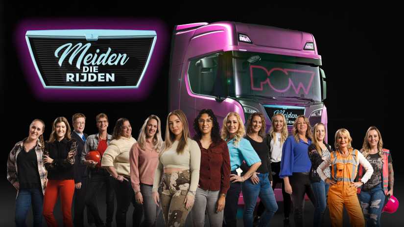 Vanavond op tv: PowNed volgt vrouwelijke vrachtwagenchauffeurs in Meiden die Rijden