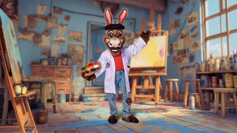 Deze BN’er zit in het pak van de Ezel in The Masked Singer