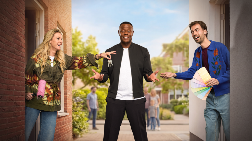 John Williams en Roos Reedijk helpen bij huizenruil in nieuw programma