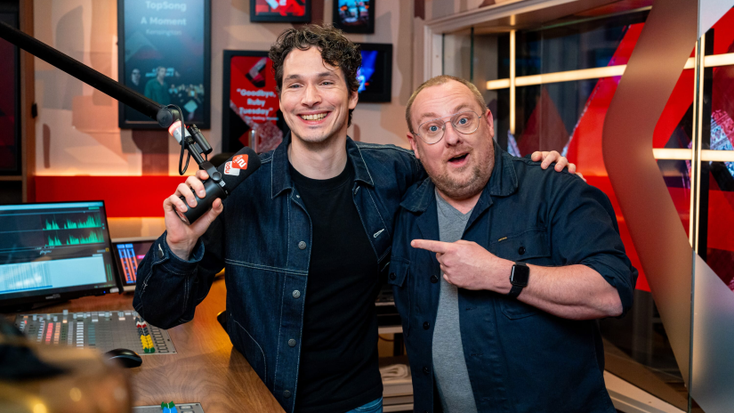 Daniël Lippens en Roelof de Vries presenteren ochtendshow op NPO Radio 2