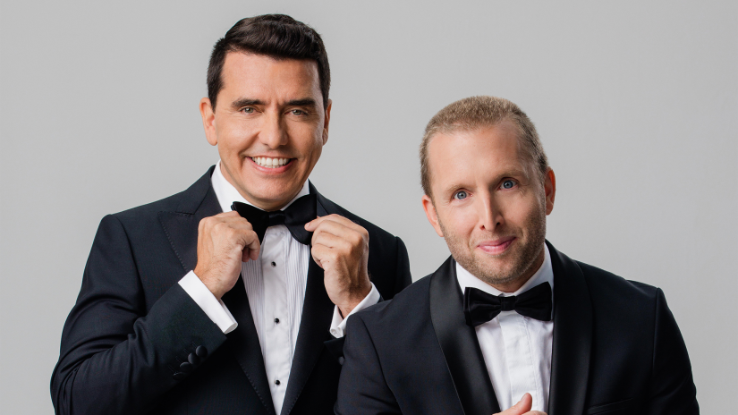 Jan Smit en Peter Pannekoek presenteren Gouden Televizier-Ring Gala